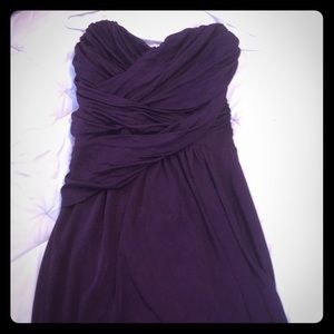 Express Strapless Cocktail Dress